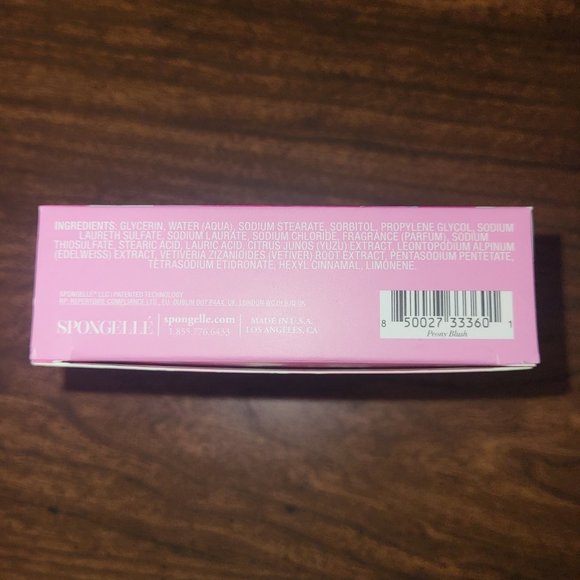 BNIB Spongelle Peony Blush Body Wash Infused Buffer - Picture 7 of 7
